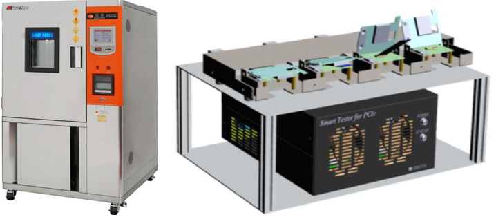 在測試儀器上執行SSD SMART檢查以及全碟讀取檢查