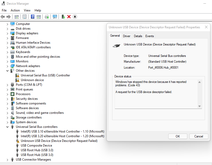 USB4和Thunderbolt™ 4常見的Bug問題-Device detected issue