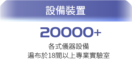 百佳泰 Allion Labs - 20,000+ 各式儀器設備，遍布於18間以上專業實驗室